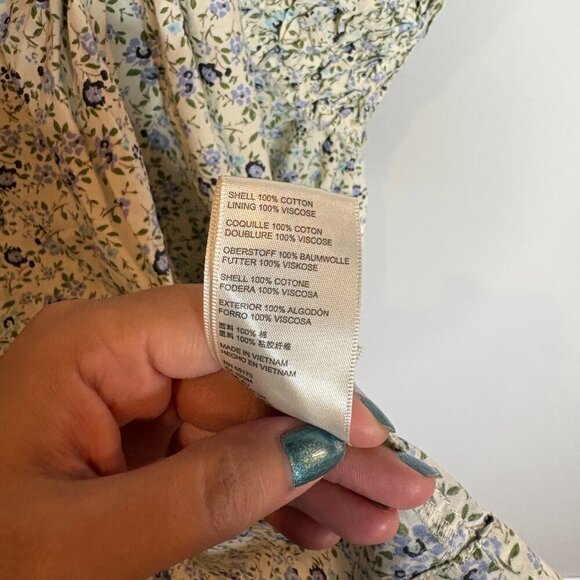 Free People Petunia Smocked Fit & Flare Dress - Picture 7 of 7